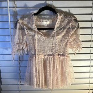 Mami Sheer Tee Light Pink Sx XS 🌺Bundle & Save🌺